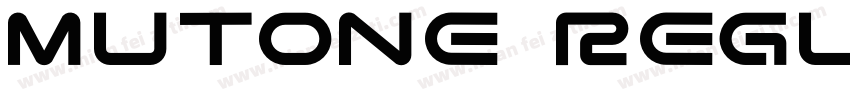 Mutone Regular字体转换